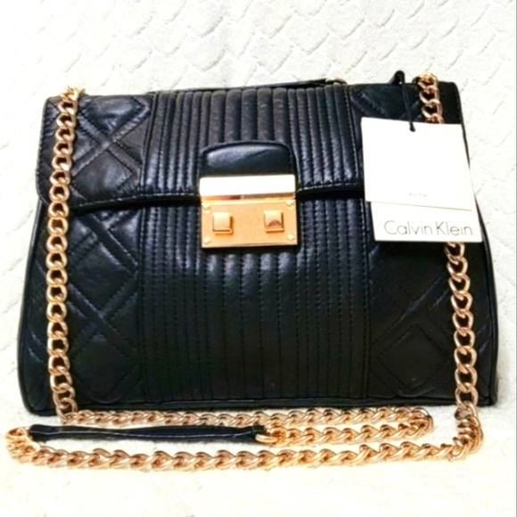 🎋Calvin Klein Leather Crossbody/Shoulder Bag - Picture 6 of 11